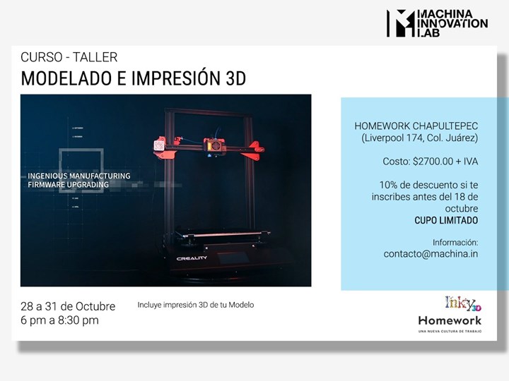 Curso Taller - Modelado e Impresión 3D